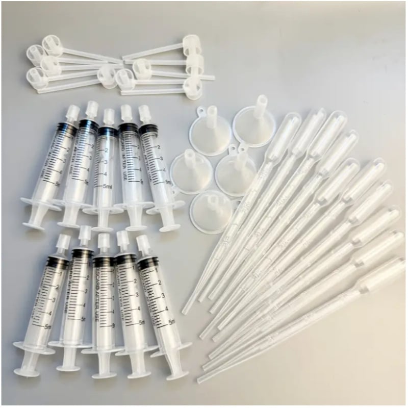 Дозатор за парфюм и извличане на етерично масло с капкова глава против протичане, PE материал, комплект от 35 части, Zhejiang произход, козметична опаковка