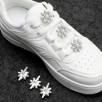 Σετ αξεσουάρ παπουτσιών – 6 τεμάχια, αποσπώμενα μεταλλικά στρας κλιπ για αθλητικά παπούτσια