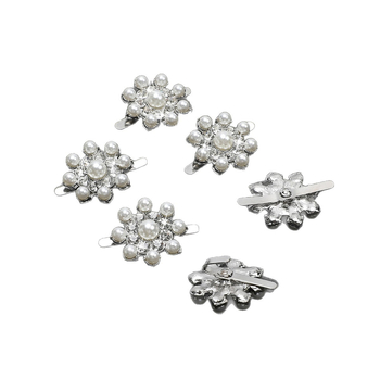 Σετ αξεσουάρ παπουτσιών – 6 τεμάχια, αποσπώμενα μεταλλικά στρας κλιπ για αθλητικά παπούτσια