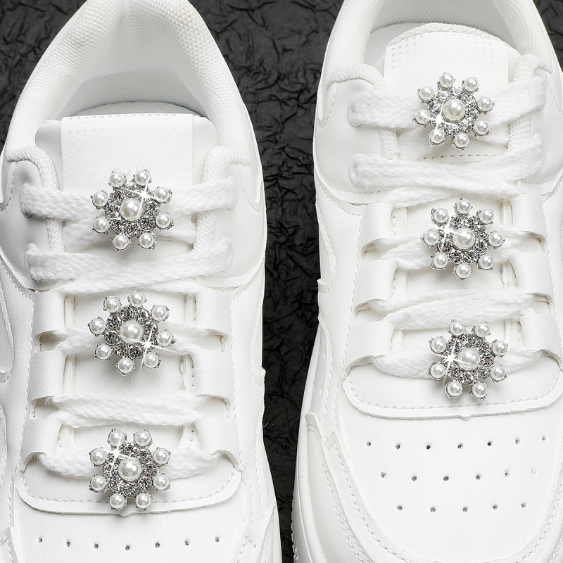 Σετ αξεσουάρ παπουτσιών – 6 τεμάχια, αποσπώμενα μεταλλικά στρας κλιπ για αθλητικά παπούτσια