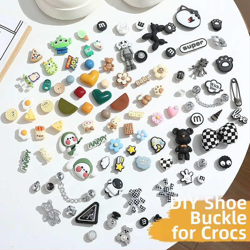 Обков за обувки с дизайн на цветя за сандали и други обувки — модел JD2356, лято