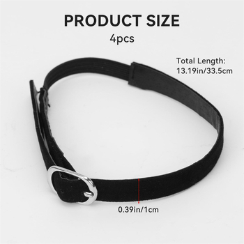 Ελαστικό κορδόνι παπουτσιών για ψηλά τακούνια – χωρίς εγκατάσταση, αντι-πτώση, ρυθμιζόμενο, μήκος 33 cm