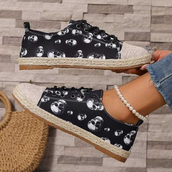 Παπούτσια casual, στρογγυλή μύτη, με κορδόνια, kitten heel 4-6 cm, σόλα από καουτσούκ