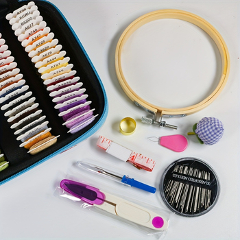 Junzhi set za šivanje s kutijom – 400 komada, kućni stil