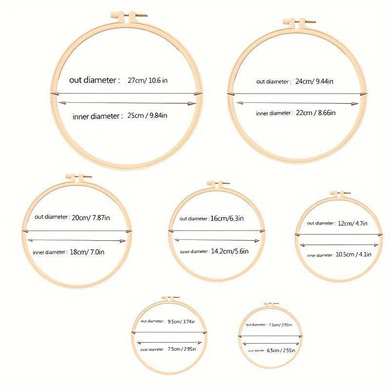 Hímzőhurok készlet, imitált bambusz keret, keresztszemes hímzés, textil hímzés, Új kínai stílus