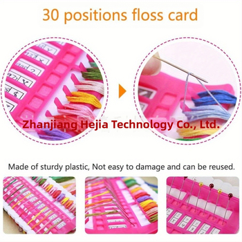 Organizator igala i niti za krstni bod (cross stitch), držač igala, organizator niti za šivanje — Flower in hand, ZM102, 70 g