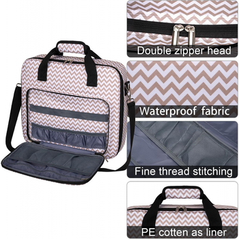 Τσάντα αποθήκευσης κεντημάτων corduroy με 3 θήκες, φορητή unisex, στυλ cross-border, για ποδηλασία