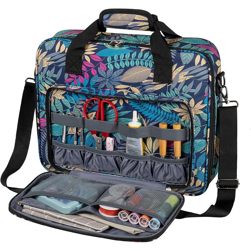 Cordurojas materiāla krustdēļu šūšanas uzglabāšanas soma ar 3 nodalījumiem, pārnēsājama, universāls stils cross-border, velosportam