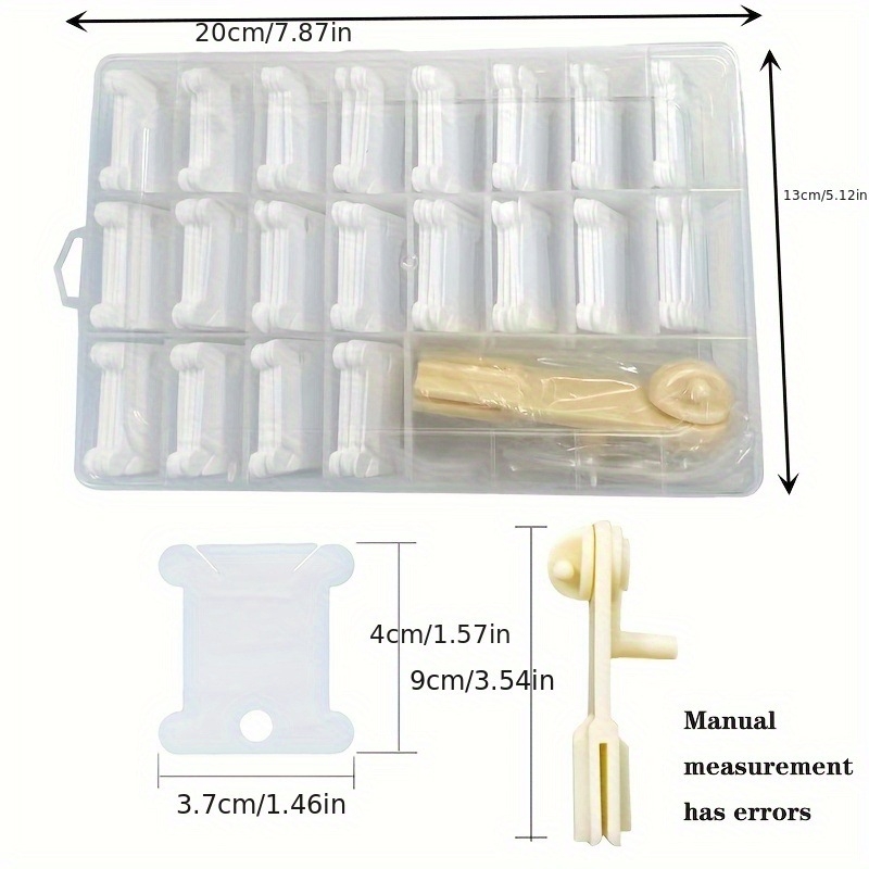 Junzhi ručni navijač pređe za križišno šivanje, uvijanje pređe i spajanje niti, plastična konstrukcija