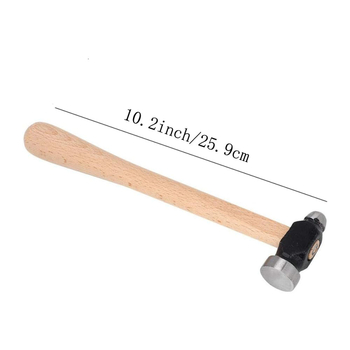 Σφυρί με σφαίρα κεφαλής και ξύλινο κοντάκι για οικιακή συντήρηση και DIY