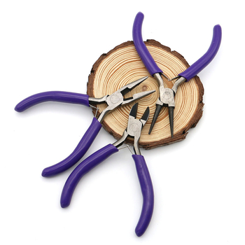 Többcélú kis csipesz – hegyes csúcsú fogó, ferde szájú fogó ékszerekhez, nagy vágóerő, 206 g, vágási átmérő 12/15/20 mm, fej hossza 32/45/45 mm