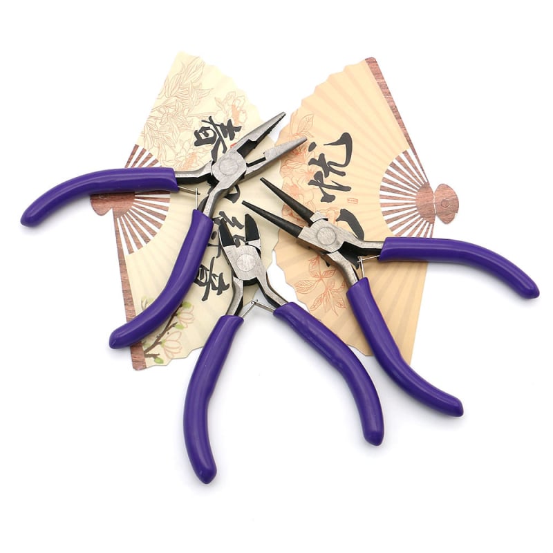 Többcélú kis csipesz – hegyes csúcsú fogó, ferde szájú fogó ékszerekhez, nagy vágóerő, 206 g, vágási átmérő 12/15/20 mm, fej hossza 32/45/45 mm