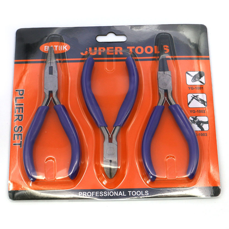 Többcélú kis csipesz – hegyes csúcsú fogó, ferde szájú fogó ékszerekhez, nagy vágóerő, 206 g, vágási átmérő 12/15/20 mm, fej hossza 32/45/45 mm