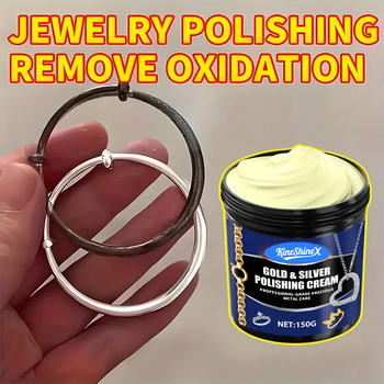 Kineshinex Κοσμηματική Πάστα Γυαλίσματος – Πολυλειτουργική, κατάλληλη για χρυσό/ασήμι/λευκόχρυσο/ανοξείδωτο χάλυβα, 150 g