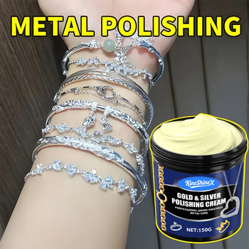 Kineshinex Κοσμηματική Πάστα Γυαλίσματος – Πολυλειτουργική, κατάλληλη για χρυσό/ασήμι/λευκόχρυσο/ανοξείδωτο χάλυβα, 150 g