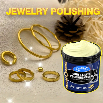 Kineshinex Κοσμηματική Πάστα Γυαλίσματος – Πολυλειτουργική, κατάλληλη για χρυσό/ασήμι/λευκόχρυσο/ανοξείδωτο χάλυβα, 150 g