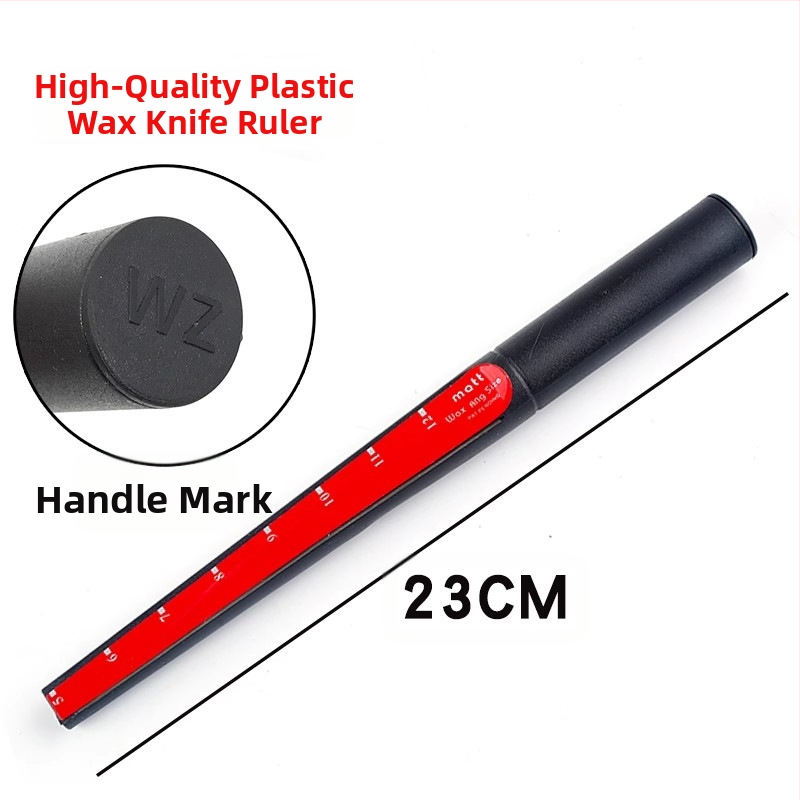 Σετ εργαλείων κεριού για κοσμήματα: μαχαίρι κεριού, εσωτερικός επεκτατής δακτυλιδιού, σωλήνας κεριού και εργαλείο μέτρησης μεγέθους δακτυλιδιού