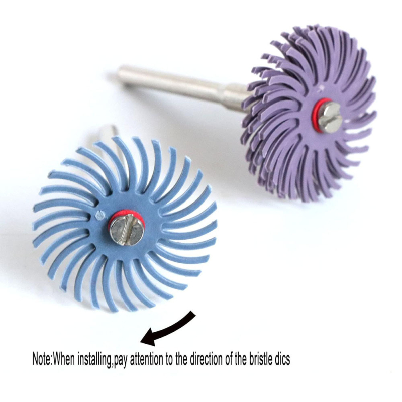 Σετ 48 τεμαχίων κεφαλών γυαλίσματος με 3 mm άξονα για γυάλισμα κοσμημάτων, ξύλου και μετάλλου, 80-2500 grit