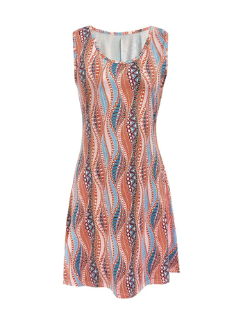 Φόρεμα με στρογγυλό λαιμό, κοντά μανίκια, midi μήκος, ύφασμα Milk Silk με 95%+ πολυεστέρα, άνοιξη 2025