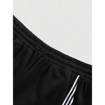 Φαρδιά εφαρμογή T-shirt με τύπωμα σλόγκαν και κορδόνι στη μέση, μείγμα φυσικού βαμβακιού CVC, ρετρό στυλ.