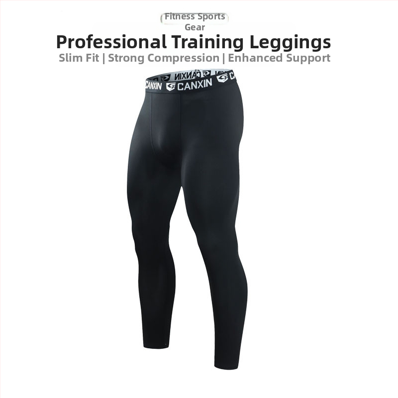 CAAXUN Παντελόνια συμπίεσης για τρέξιμο – κοντά, μεσαία ζώνη, unisex, Milk Silk πολυεστέρας (90–95%), γρήγορο στέγνωμα, διαπνέοντα