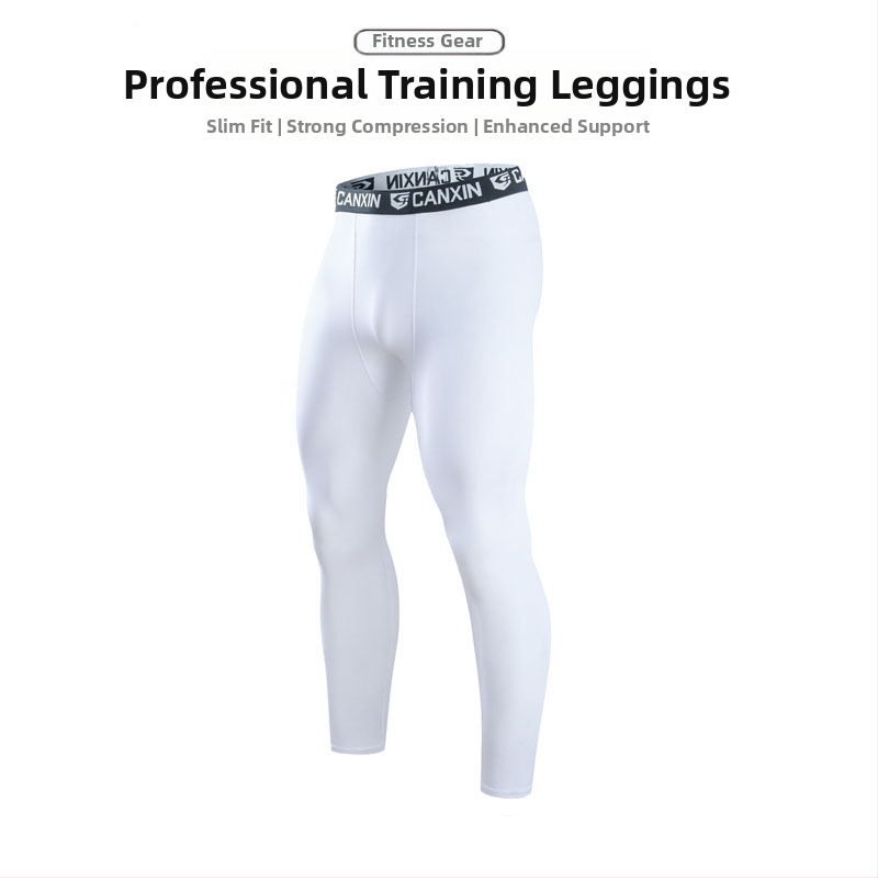 CAAXUN Παντελόνια συμπίεσης για τρέξιμο – κοντά, μεσαία ζώνη, unisex, Milk Silk πολυεστέρας (90–95%), γρήγορο στέγνωμα, διαπνέοντα