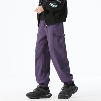 Τζιν παντελόνι από βαμβακερό ντένιμ, πολύ χαμηλή μέση, μακριά παντελόνια, φλαρ γραμμή