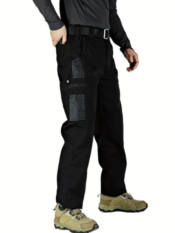 Ανδρικά καθημερινά μακριά παντελόνια, ίσια γραμμή, ψηλή μέση, ίνες μπαμπού, υψηλή ελαστικότητα