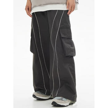 Kasdieninės plačios kelnės, laisvas kirpimas, ilgos, su fliso pamušalu, be elastinės medžiagos (laisvas kirpimas, ilgos kelnes, fliso pamušalas, be elastinės medžiagos)