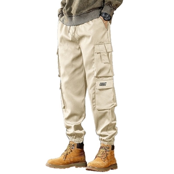 Παντελόνια εργασίας – ίσια γραμμή, ελαστική μέση με κορδόνι, ανθεκτικό στη φθορά μείγμα συνθετικών ινών (30% πολυεστέρας), μεγάλα τσέπες, Φθινοπωρινό 2025