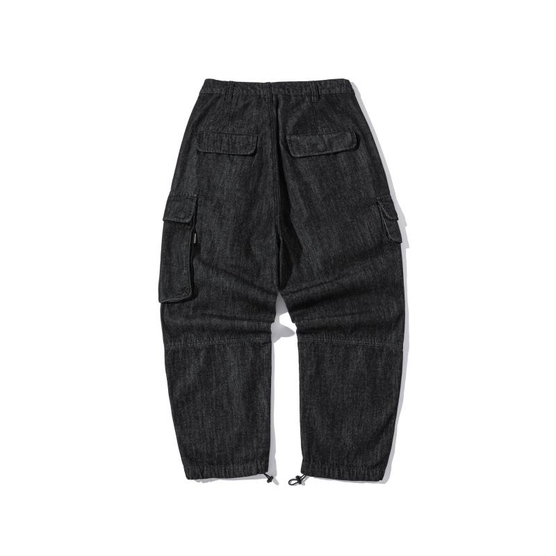 Kasdienės medvilninės kelnytės K5661, vidurio liemuo, laisvas kirpimas, virvės užsegimas, pavasaris-ruduo