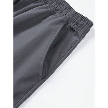 Άνετα παντελόνια εργασίας, κομμένο μήκος, άνετη γραμμή, ύφασμα από βαμβάκι CVC, ελαφριά ελαστικότητα