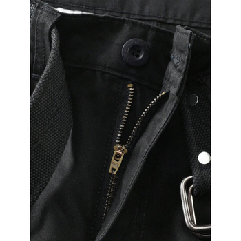 Ανδρικά χαλαρά εργασιακά παντελόνια, άνετη γραμμή, κοντό μήκος, φυσικό βαμβάκι με ύφασμα CVC και ήπια ελαστικότητα, ρετρό στυλ