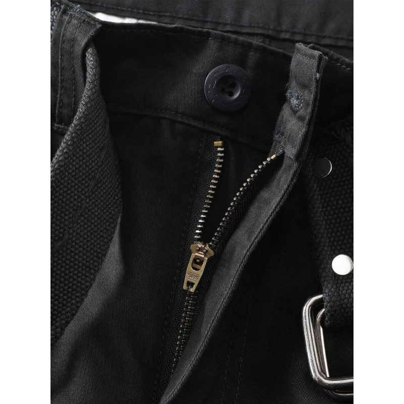 Vyrų kasdienės darbo kelnės, laisvas kirpimas, trumpesnis kelnių ilgis, natūralaus medvilnės CVC audinys, šiek tiek elastingumas, retro stilius