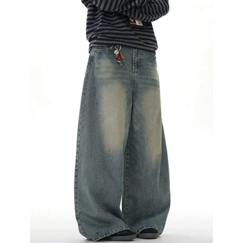 X 45527 Панталони с прав крак и свободна кройка, подплатени с флис, полиестерова смесена тъкан, с връзка за стягане