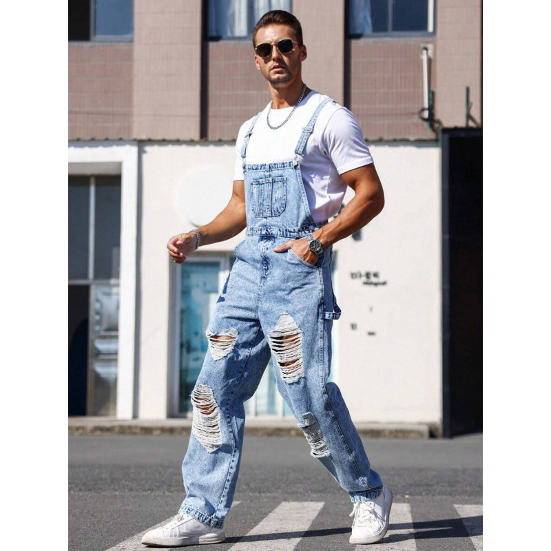 Τζιν σε χαλαρή γραμμή με ίσιο κόψιμο, πλυμένο vintage φινίρισμα, επένδυση φλίς, κλείσιμο με κορδόνι