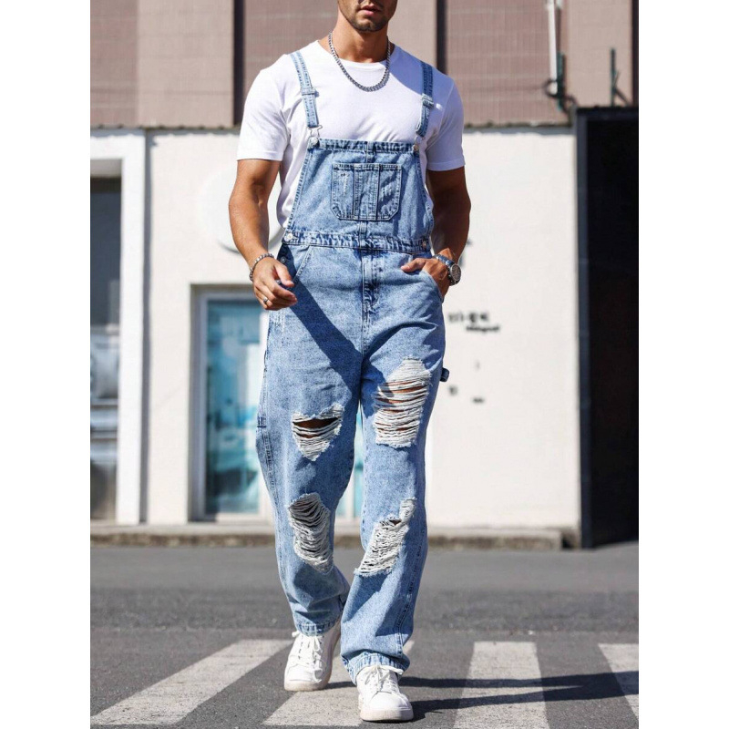 Τζιν σε χαλαρή γραμμή με ίσιο κόψιμο, πλυμένο vintage φινίρισμα, επένδυση φλίς, κλείσιμο με κορδόνι