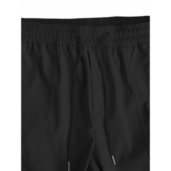 Ανδρικά φαρδιά εργασιακά παντελόνια με πλαϊνές τσέπες και καπάκι, ύφασμα από φυσικό βαμβάκι CVC, μήκος εννέα δέκατα, ελαφριά ελαστικότητα, ρετρό στυλ