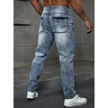 Motociklu zābaki ceļgalu garumā, denims augšējais materiāls, ādas odere, apaļa purngale (Unisex)