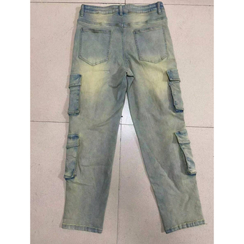 Αντρικά τζιν από ντένιμ Straight Leg, Loose Fit, Fleece-Lined, Polyester Blend