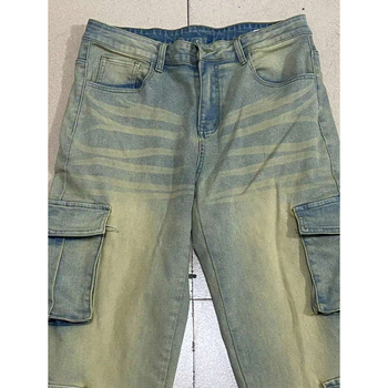 Αντρικά τζιν από ντένιμ Straight Leg, Loose Fit, Fleece-Lined, Polyester Blend