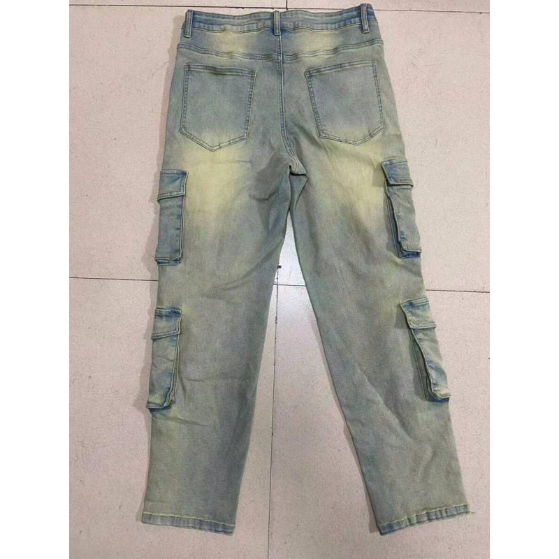 Αντρικά τζιν από ντένιμ Straight Leg, Loose Fit, Fleece-Lined, Polyester Blend