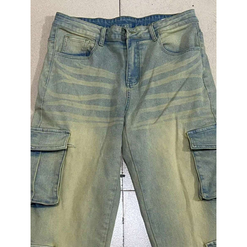 Αντρικά τζιν από ντένιμ Straight Leg, Loose Fit, Fleece-Lined, Polyester Blend