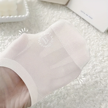 Γυναικείες κάλτσες αστραγάλου για καλοκαίρι | απορροφητικό ιδρώτα, μονόχρωμο σχέδιο, 100% άλλο υλικό