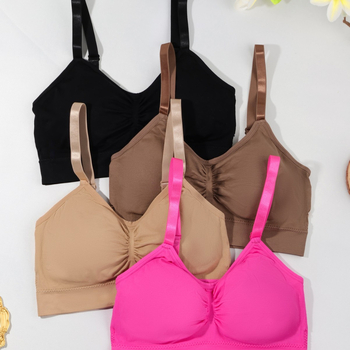 Sporta krūšturis joga ar saitēm, 3/4 kauss, formēts kauss ar putām, galvenais materiāls poliesters 90–95%, pildījums no Spandex <30%