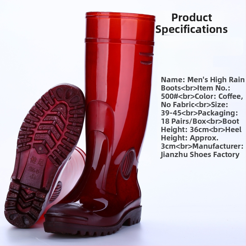 Pánske vysoké dažďové topánky, PVC vršok, plastová podrážka, protišmykové, odolné voči kyselinám a zásadám