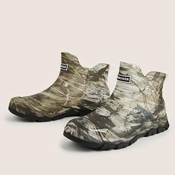 Ανδρικά δερμάτινα μποτάκια – Εθνοτικό στυλ ιππασίας, επάνω nubuk σουέτ, αδιάβροχα, αντιολισθητικά