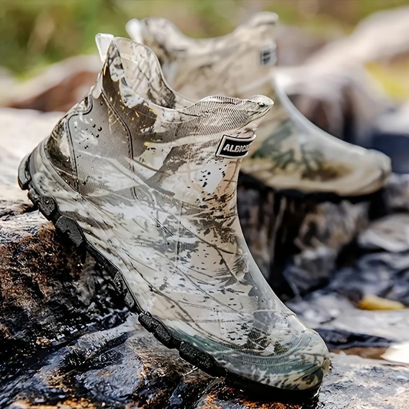 Vīriešu ādas zābaki – etniska stila izjādes zābaki, nubukā augšdaļa, ūdensizturīgi, pretslīdēšana