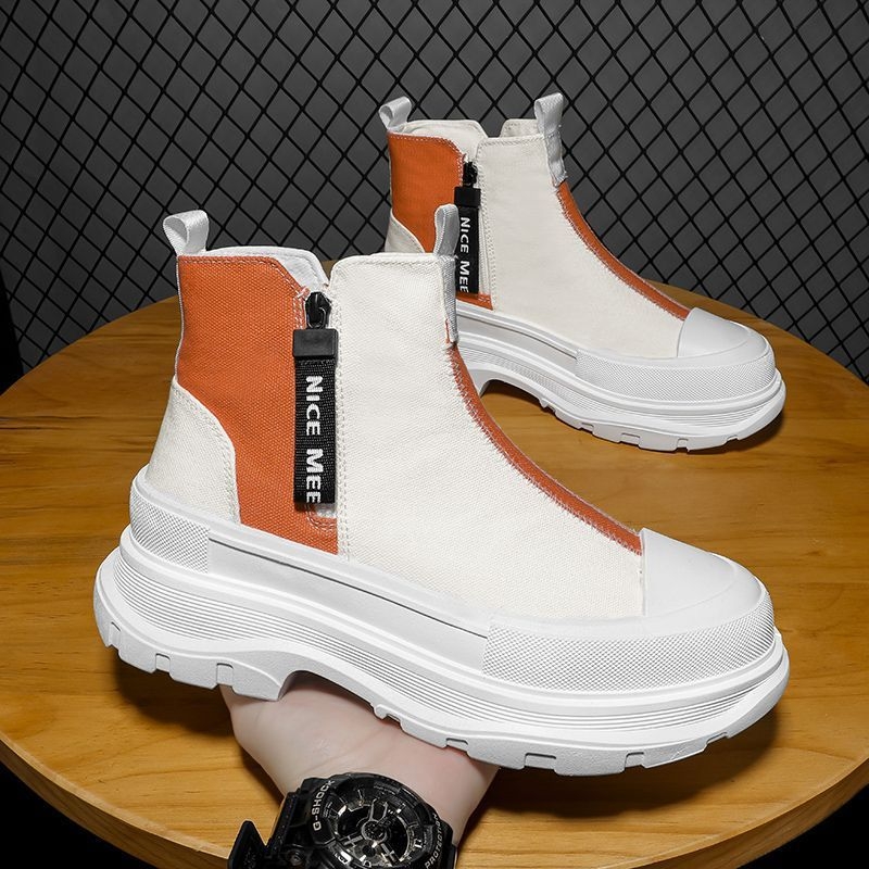 Unisex kanvas apavi ar gumijas zoli, PU zolīte, sietveida oderējums, auklas, apaļa purngala