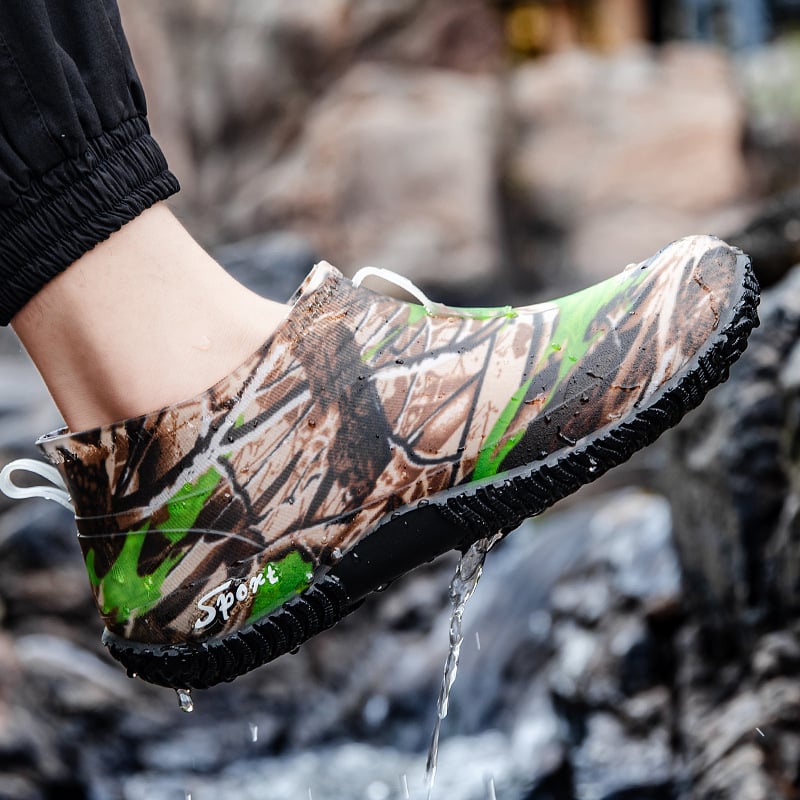 Ανδρικά Παπούτσια για τη Βροχή, PVC Άνω Μέρος, Χαμηλός Άξονας, Κυκλική Μύτη, Αντιολισθητικά